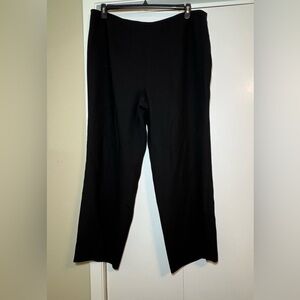 Isabella Suit Pants Women’s Size 22W Black Fully Lined Side Zipper